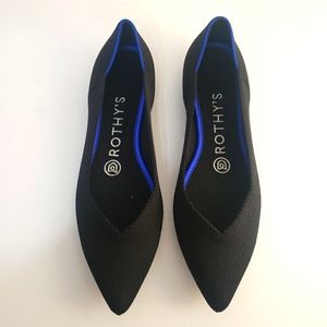 Rothy's black pointed toe flats